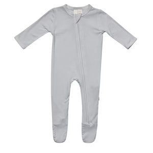 Kyte zippered footie in storm